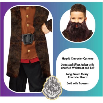 Harry Potter Hagrid Costume 6-8 years
