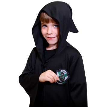 Harry Potter Houses costume with velcro house badges for 6-10 years