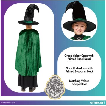 Harry Potter McGonagall Costume 6-8 years
