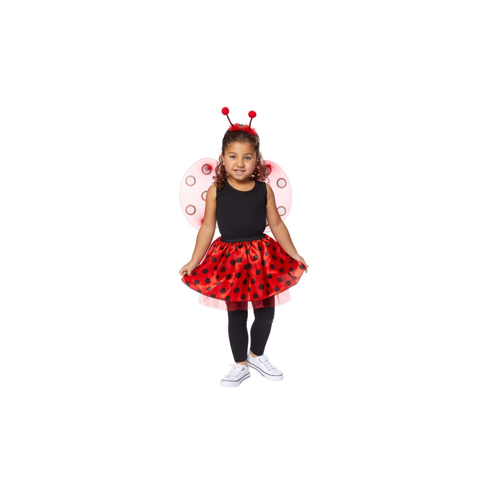 Ladybug Striped Dots tutu set 3-8 years