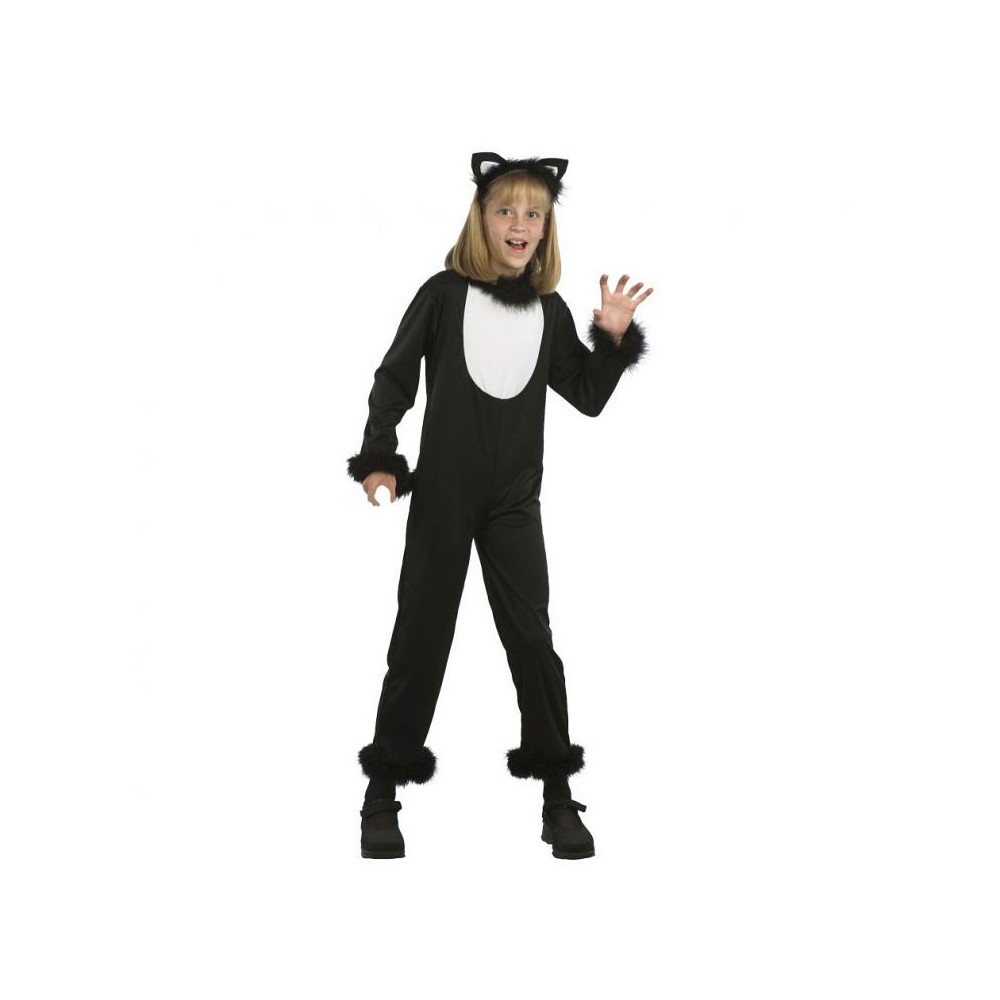 Halloween Black Cat Costume 110/120 cm