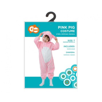 Animals Pink Pig costume 92/104 cm