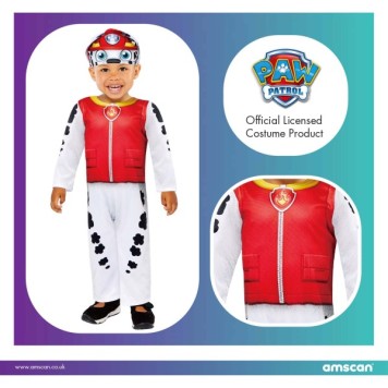 Paw Patrol Marshall Costume 18-24 Months