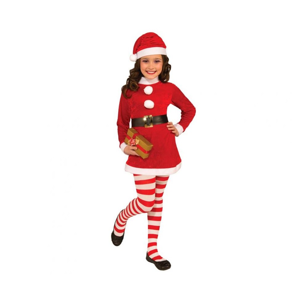 Christmas Santa Girl, Santa Claus girl costume 7-9 years