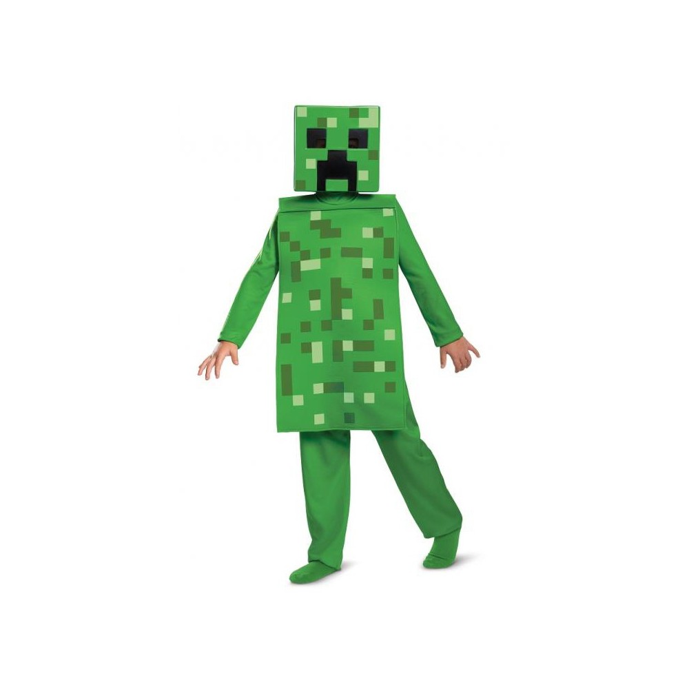 Minecraft Creeper Classic costume 4-6 years