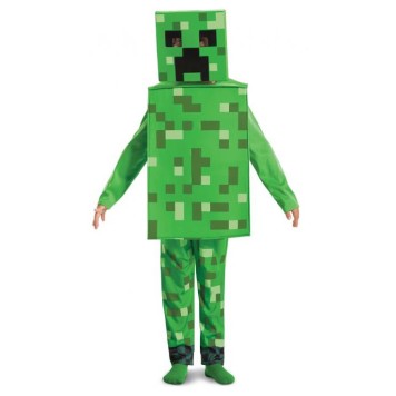Minecraft Creeper costume 7-8 years