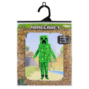 Minecraft Creeper costume 7-8 years