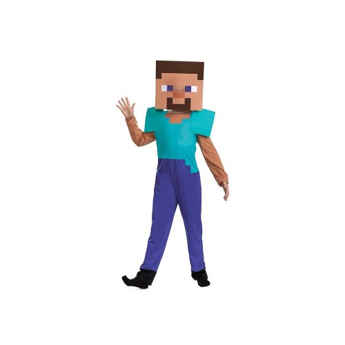 Minecraft Steve costume 7-8 years
