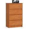 KOMODA K 60 cm 4 SZUFLADY PK OLCHA