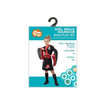 Ninja Warrior Ninja girl costume 110/120 cm