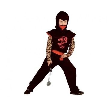 Ninja Red Dragon Ninja Costume 120/130 cm