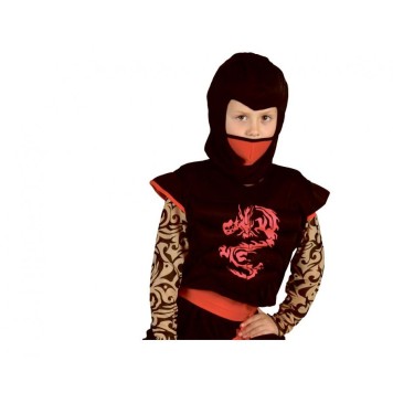 Ninja Red Dragon Ninja Costume 130/140 cm