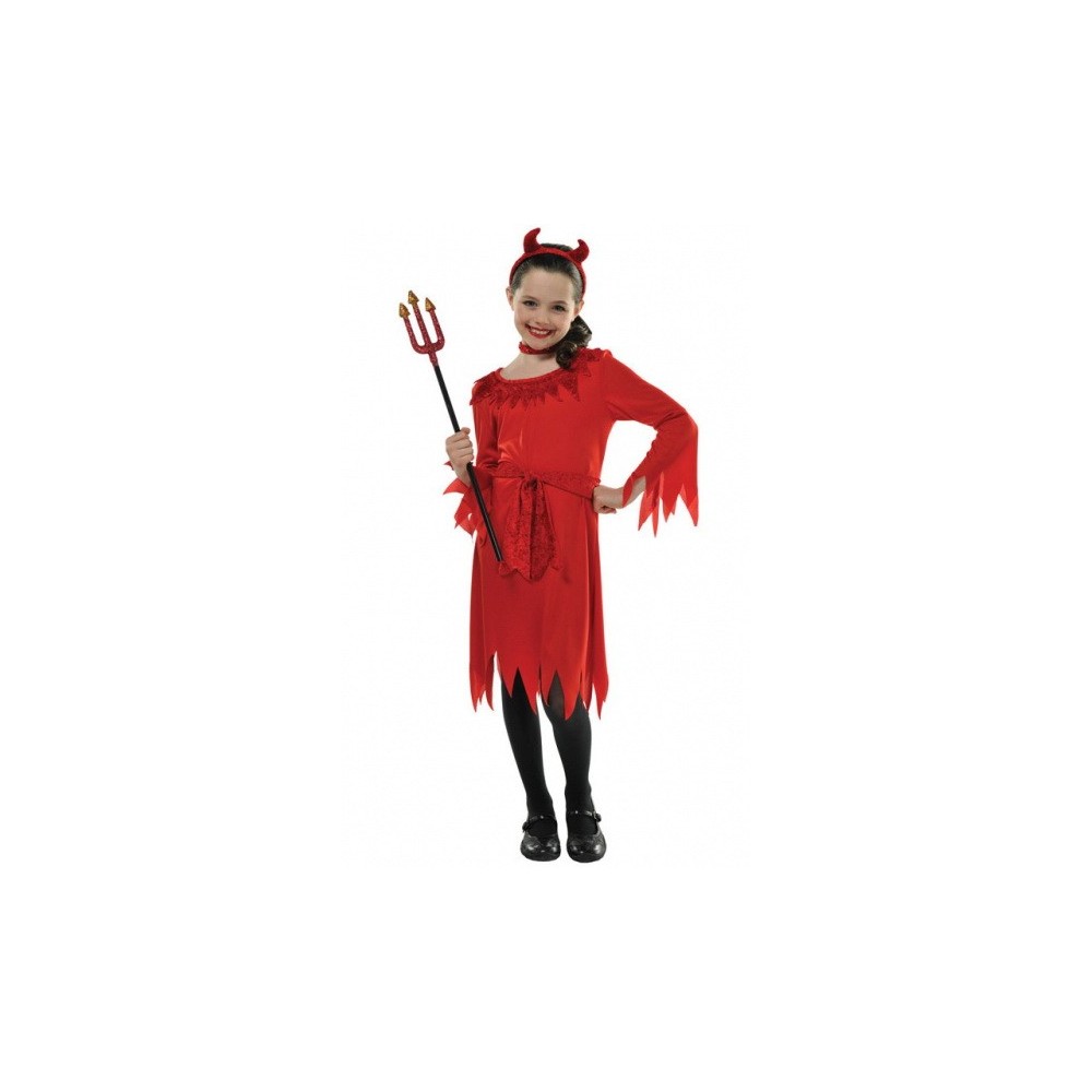 Devil girl costume 8-10 years