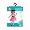 Halloween Pink Mouse, Mouse Costume 92/104 cm