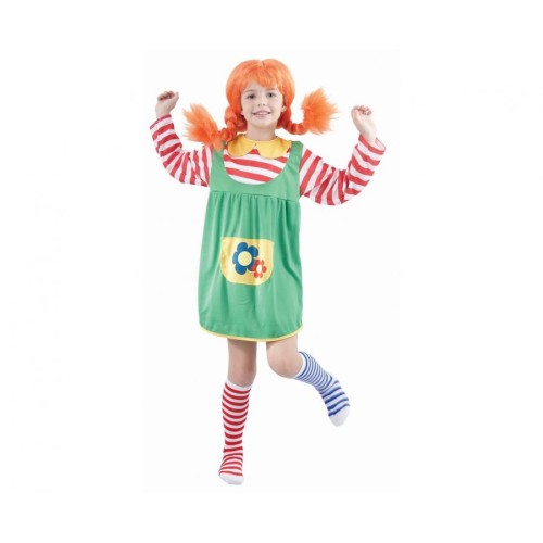 Halloween Pippi costume 110/120 cm