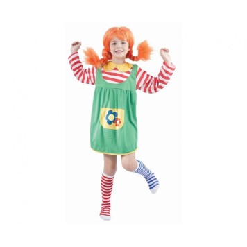 Halloween Pippi costume 110/120 cm