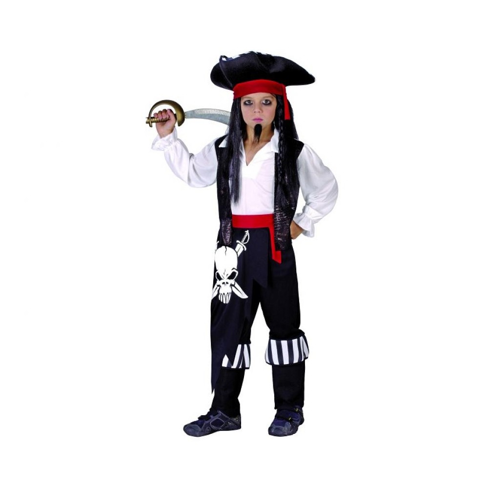 Pirate Pirate Captain, Costume 120/130 cm