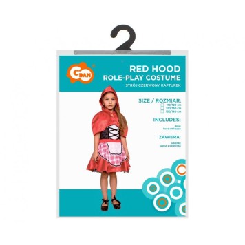 Halloween Red Hood Little Red Riding Hood Costume 130/140 cm