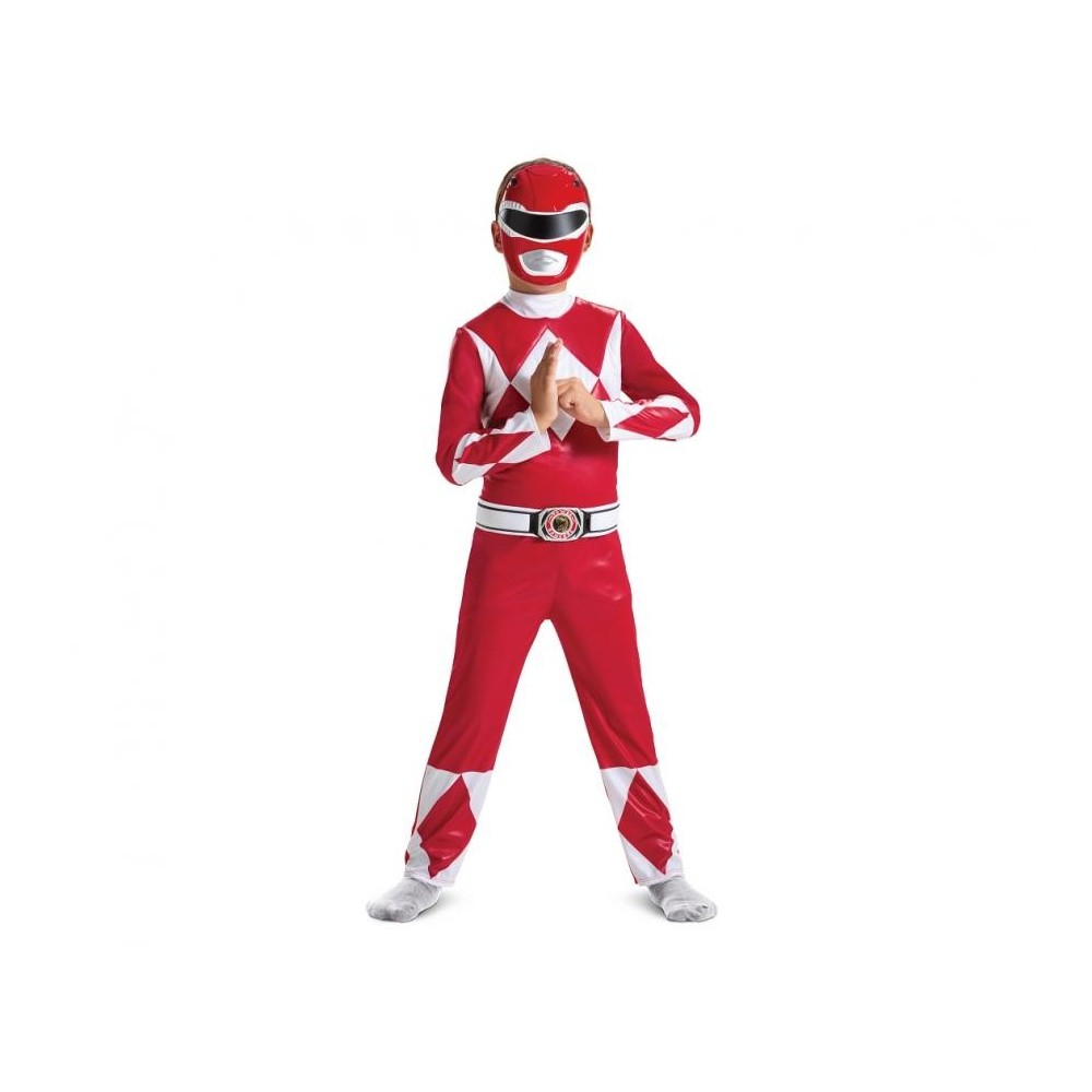Power Rangers Red costume 4-6 years