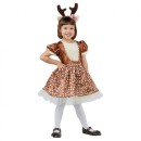 Halloween Brown Reindeer Costume 92/104 cm