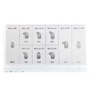 Kalamitki i smarowniczki 110 el. KD10507