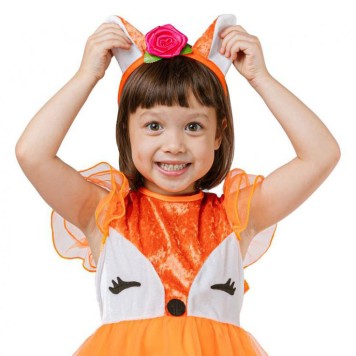 Halloween Orange Fox costume 92/104 cm