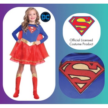 Supergirl costume 10-12 years