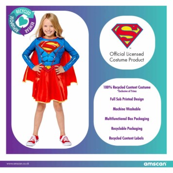Supergirl costume 2-3 years