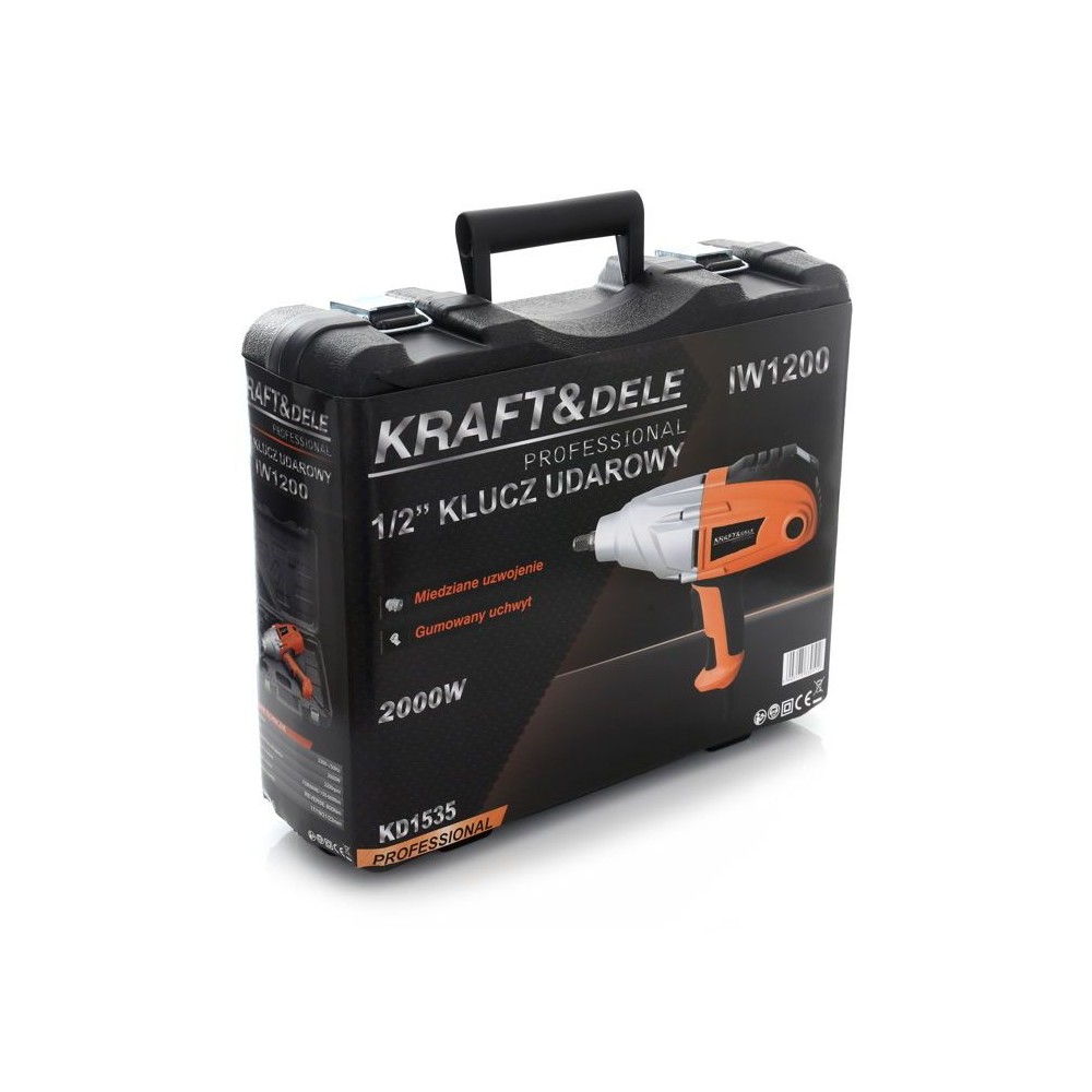 Klucz udarowy 2000W 800Nm LCD KD1535