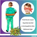Teenage Mutant Ninja Turtles costume 6-8 years