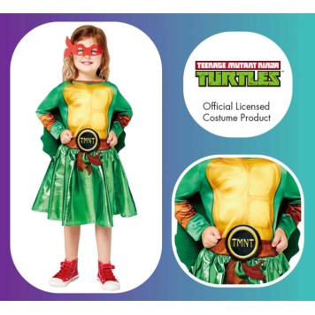 Teenage Mutant Ninja Turtles girl costume 4-6 years