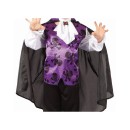 Halloween Purple Vampire Costume 92/104 cm