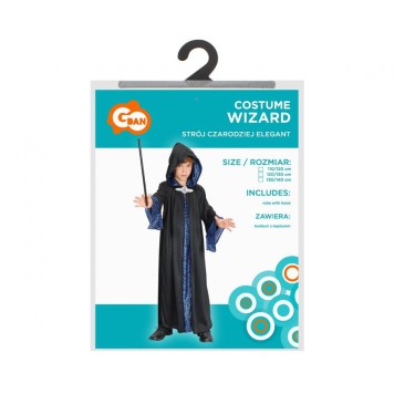 Halloween Blue Wizard Costume 110/120 cm