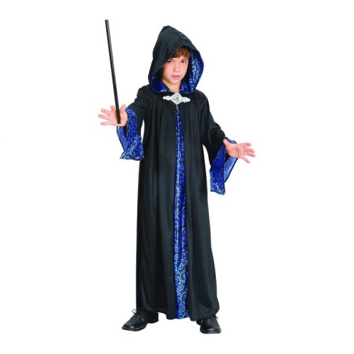Halloween Blue Wizard costume 130/140 cm