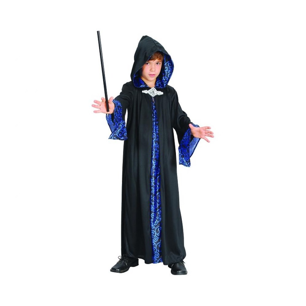 Halloween Blue Wizard costume 130/140 cm