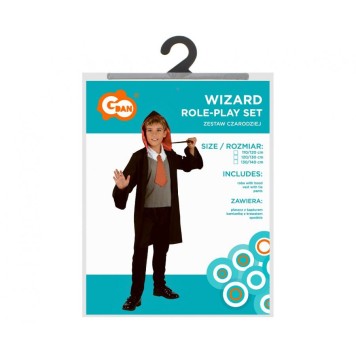 Halloween Wizard Wizard Costume 120/130 cm