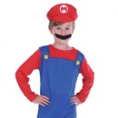 Halloween Blue Plumber Costume 110/120 cm