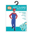 Halloween Blue Plumber costume 130/140 cm