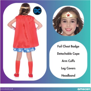 Wonder Woman Wonder Woman Costume 3-4 Years
