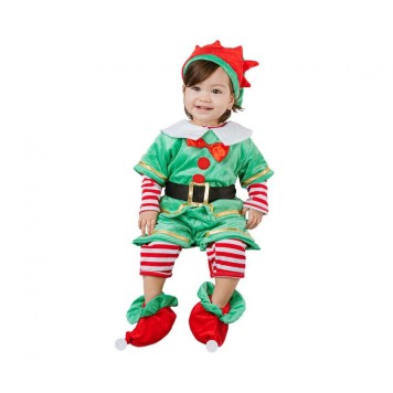 Christmas Little Elf Green Goblin Costume 92/104 cm