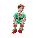 Christmas Little Elf Green Goblin Costume 92/104 cm