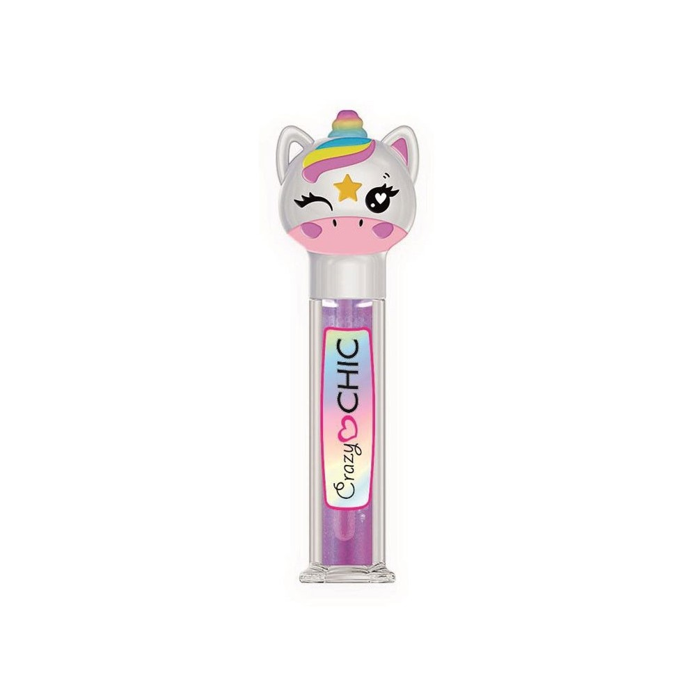 Crazy Chic Squirrel animal Unicorn lip gloss Clementoni