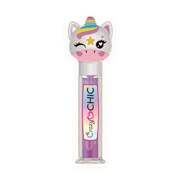 Crazy Chic Squirrel animal Unicorn lip gloss Clementoni
