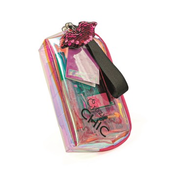 Crazy Chic Beauty makeup set in holographic bag Clementoni