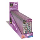 Crazy Chic Butterfly Clementoni artificial nail set