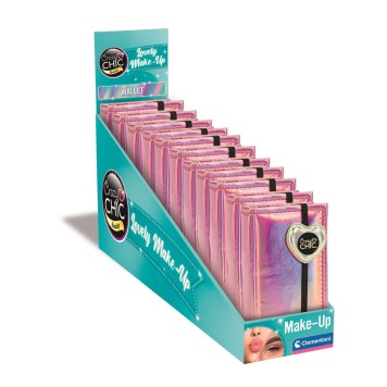 Crazy Chic Holo Purple wallet-shaped makeup set Clementoni
