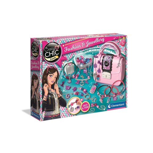 Crazy Chic Jewels jewelry making kit with handbag Clementoni