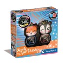 Crazy Chic Lovely Tigers glitter nail polish set Clementoni