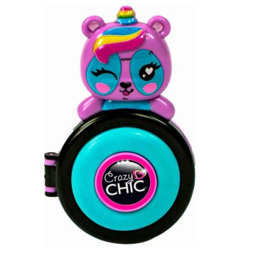 Crazy Chic Panda blue hair coloring chalk Clementoni