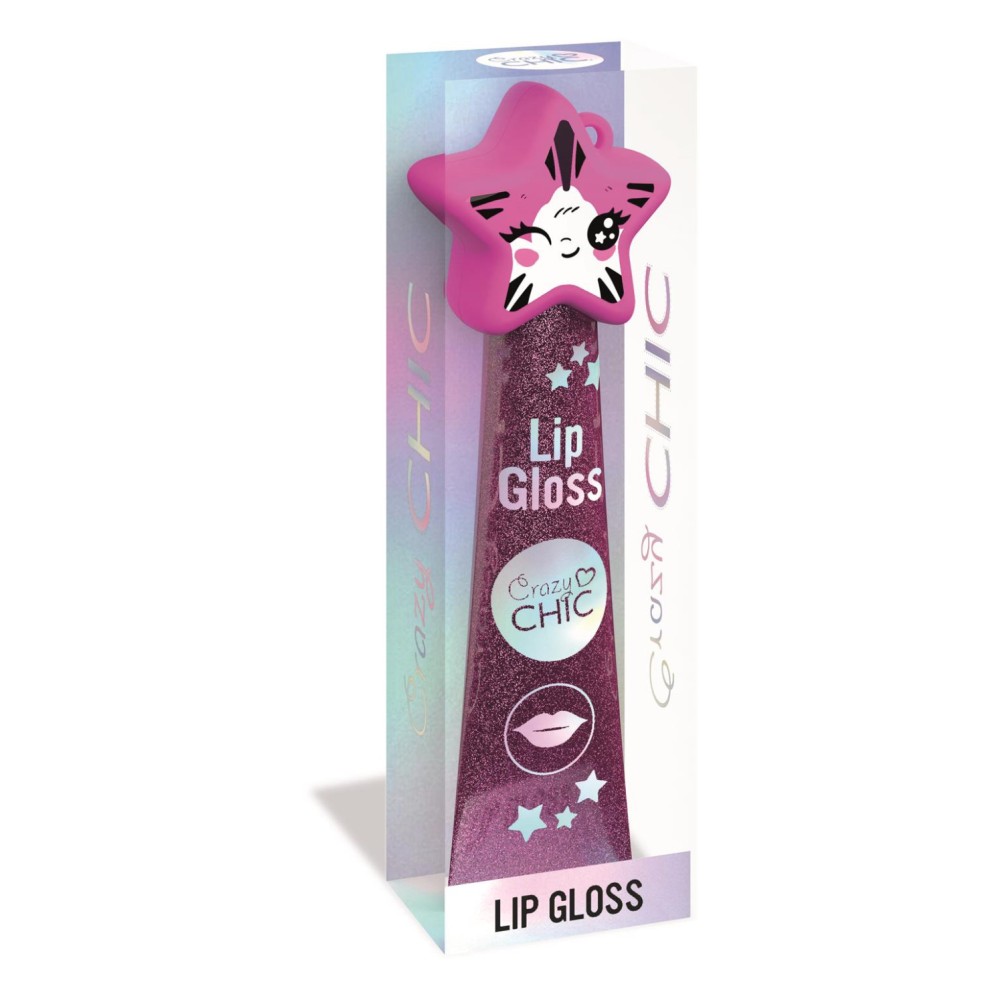 Crazy Chic Pink Star lip gloss Clementoni